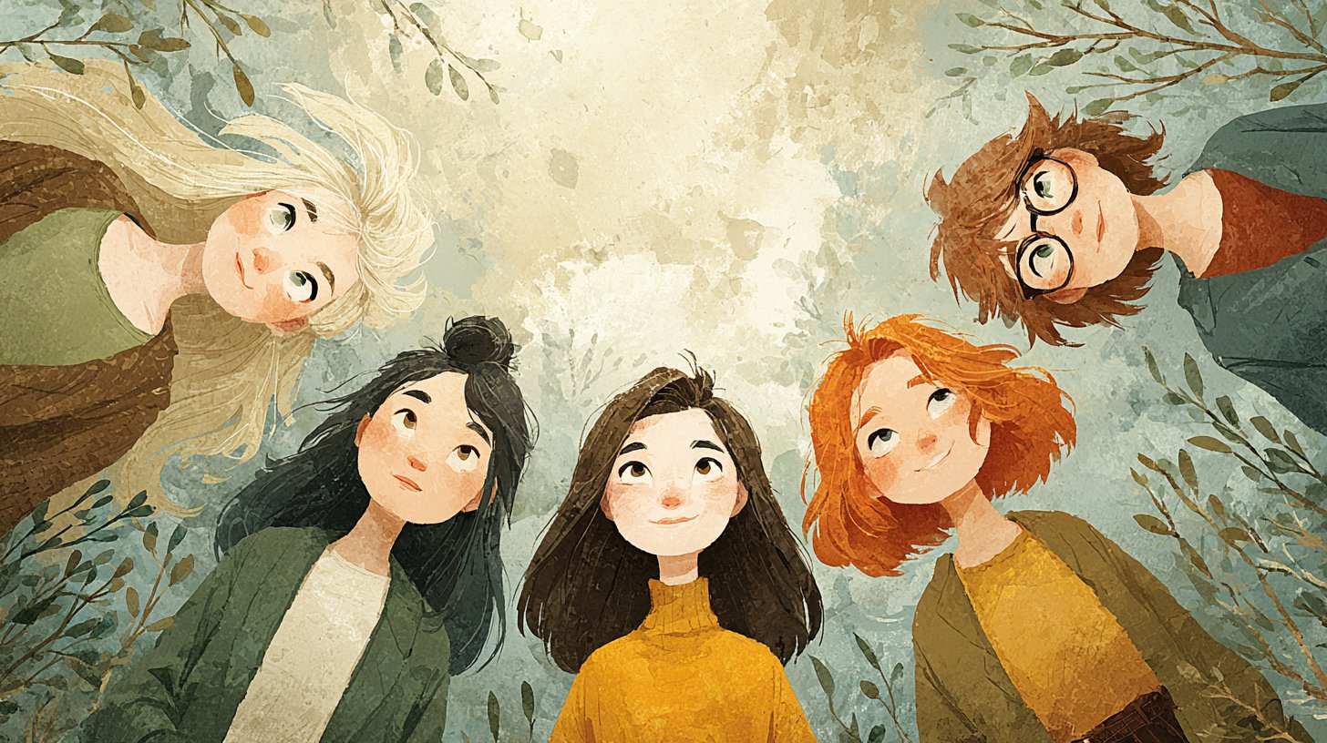 Zukunftsorientierte Fashion-Landschaft, wo Natur auf Technologie trifft.