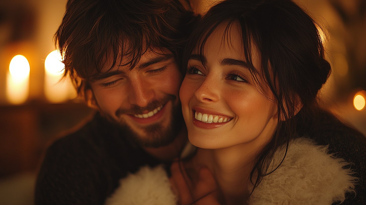 Er zeigt Zuneigung und Unterstützung