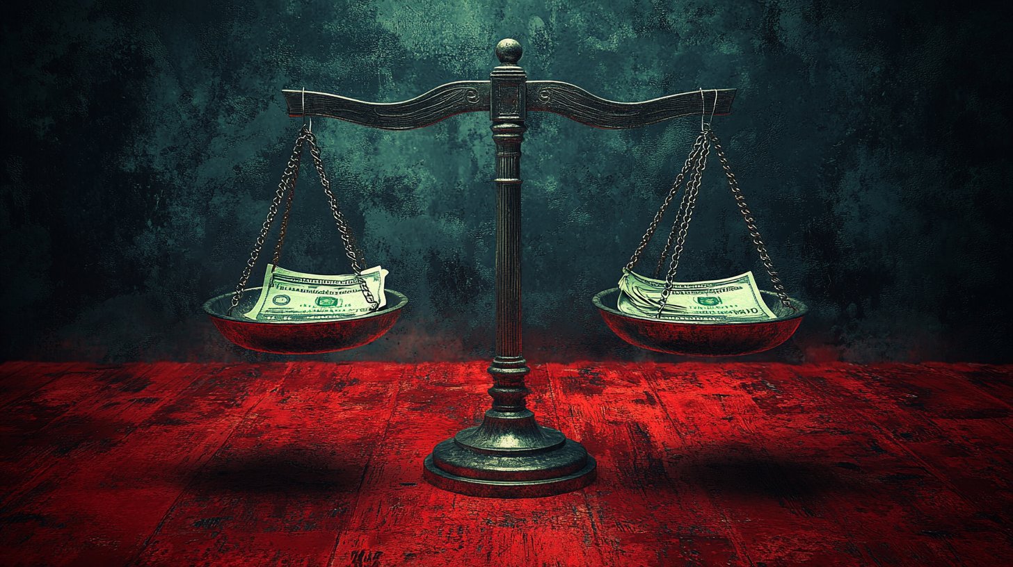 Une métaphore visuelle de l'inégalité financière.