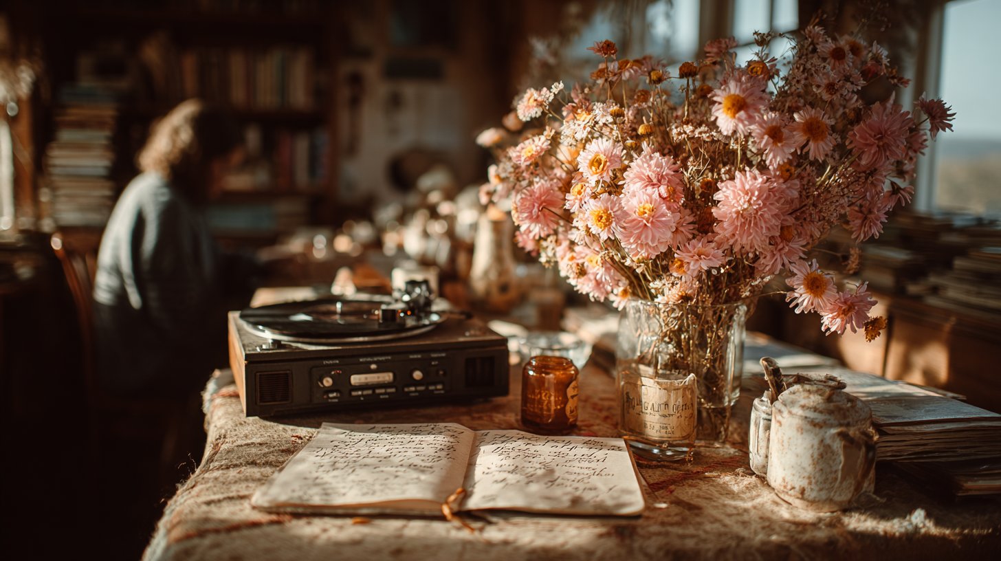 Tagebuch schreiben zur Selbstreflexion.