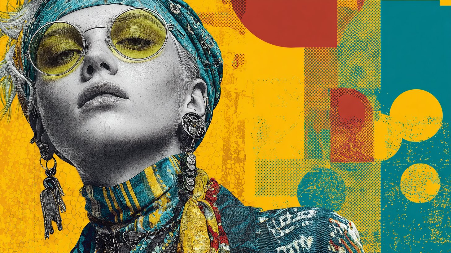 Creative designs inspired by festival culture's freedom and colors.