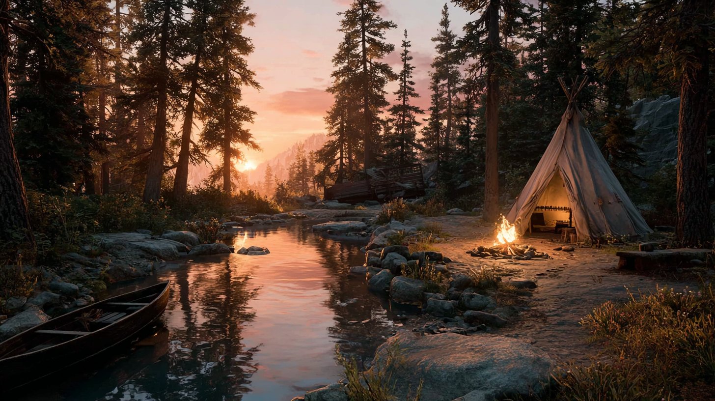 Unerwartete Abenteuer beim Camping in der Natur