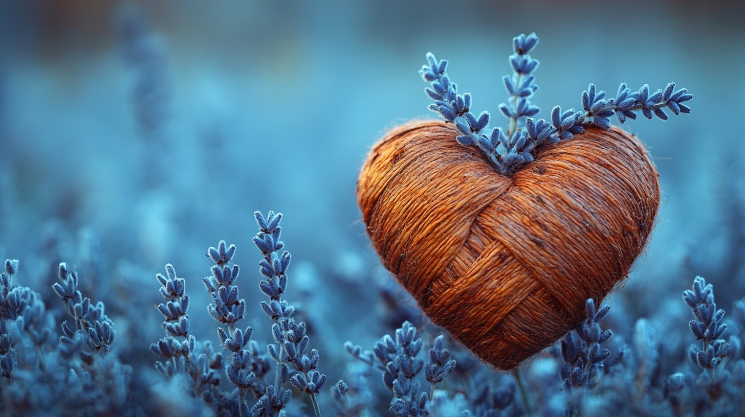 A healing heart wrapped with natural elements.