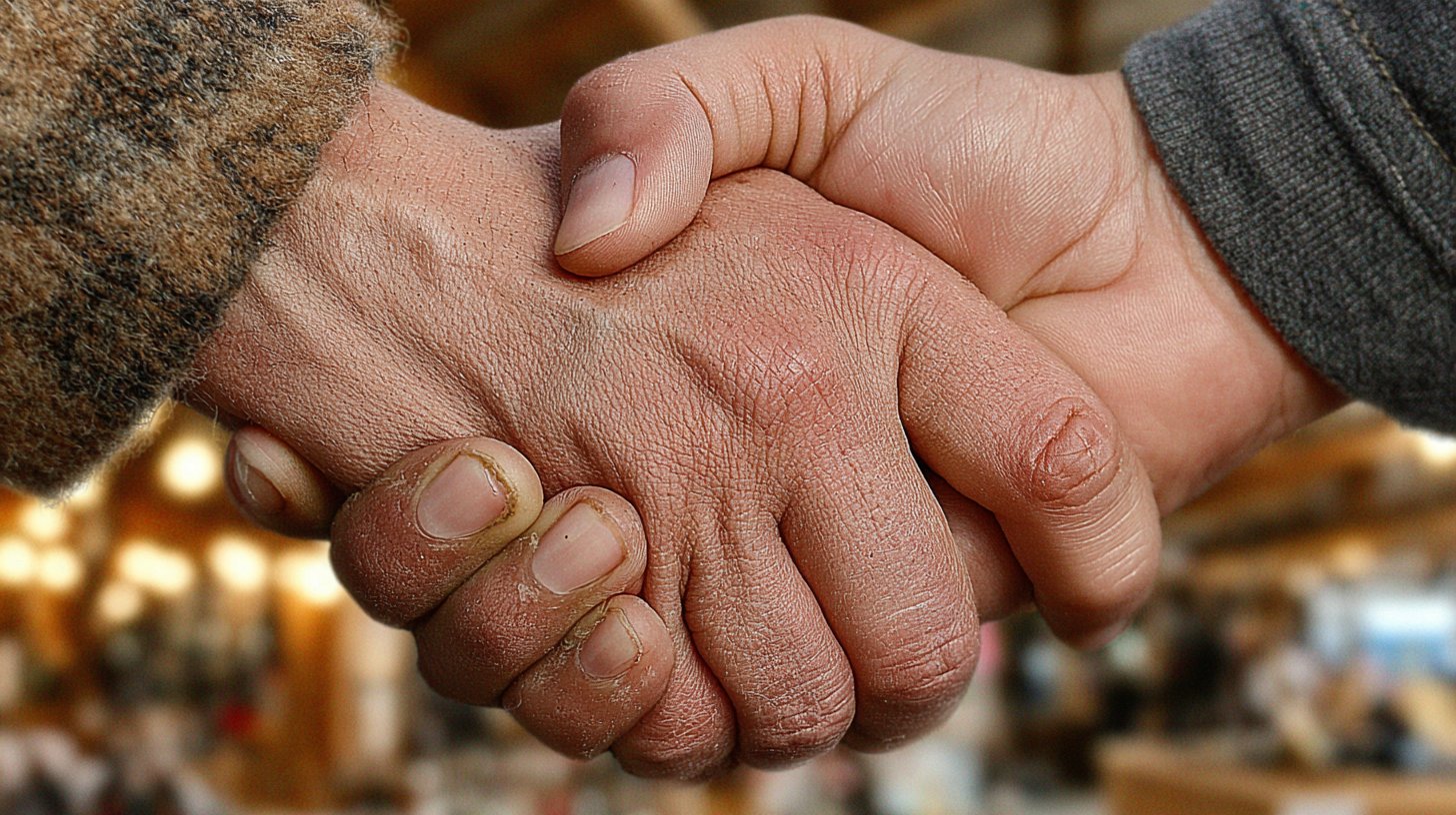 Ein Händedruck, der Vertrauen symbolisiert.
