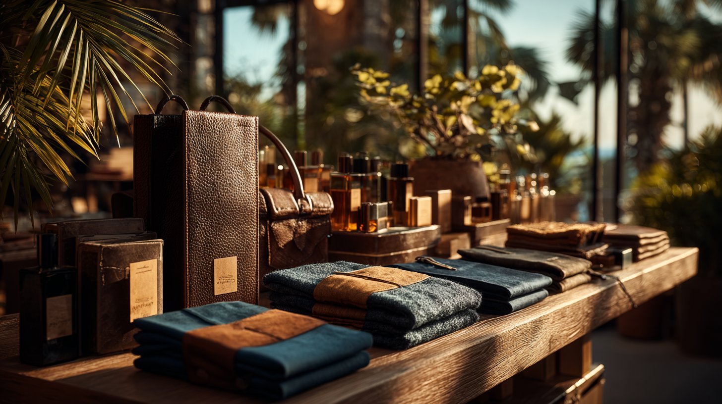 Ästhetische Darstellung ethischer Luxusmarken.