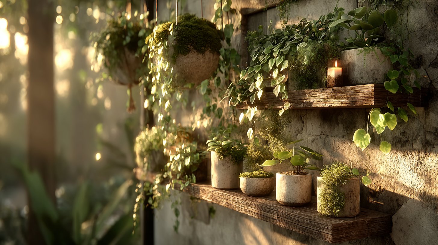 Kreative Pflanzenanordnung in modernen Wohnräumen, geschickt inszeniert für einen erfrischenden Look.