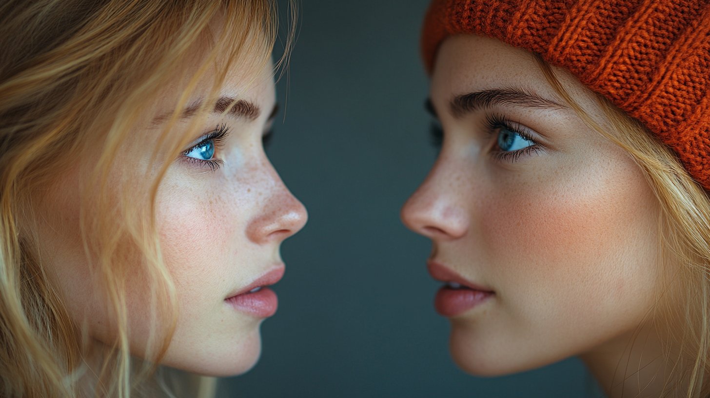 Kontrastierende Verhaltensweisen in Beziehungen.