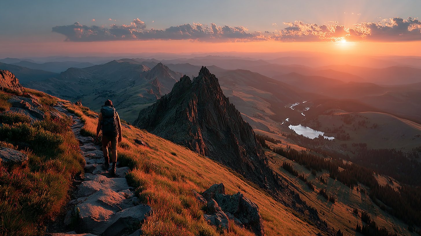 Der Weg zur Freiheit durch die majestätischen Berge.