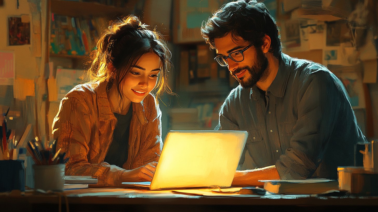 Er sucht das Gespräch