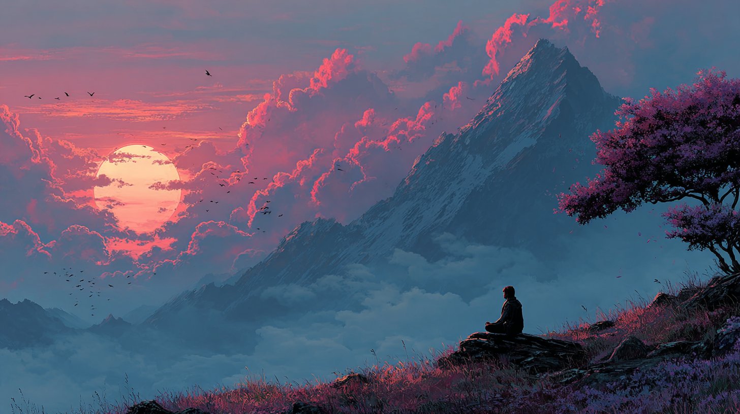 Finde innere Ruhe durch Meditation und Achtsamkeit.