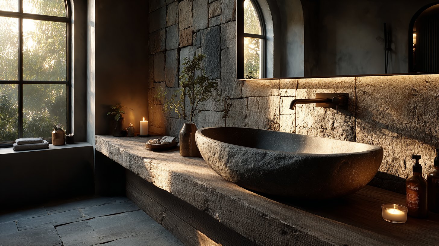 Elegantes Bad mit sanfter Ambientebeleuchtung.