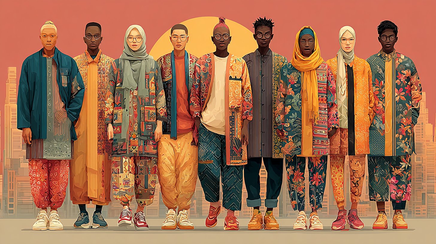 Ein lebendiger Laufsteg mit kultureller Vielfalt.