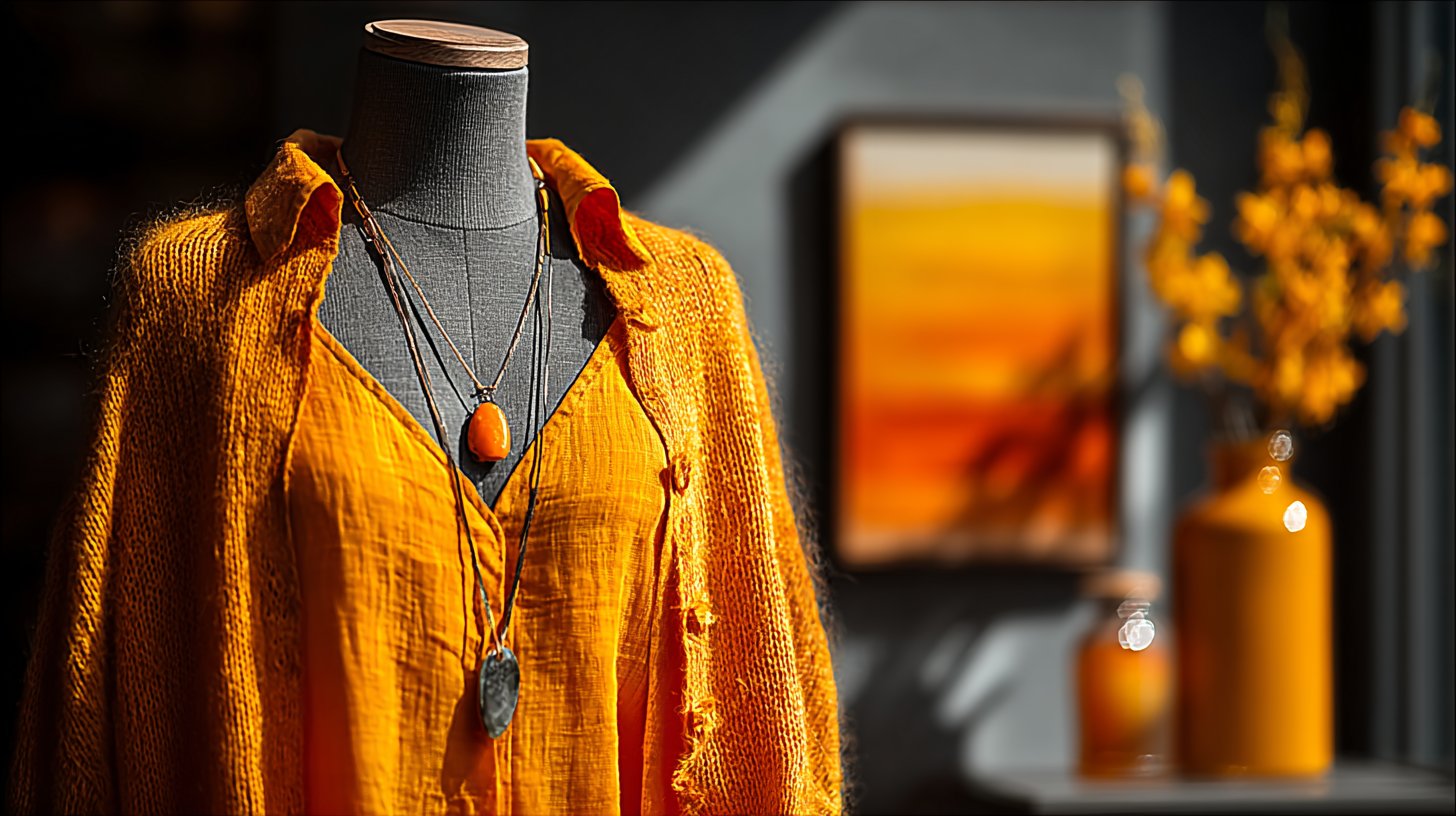 Ethisch produzierte Kleidung in einer Boutique.