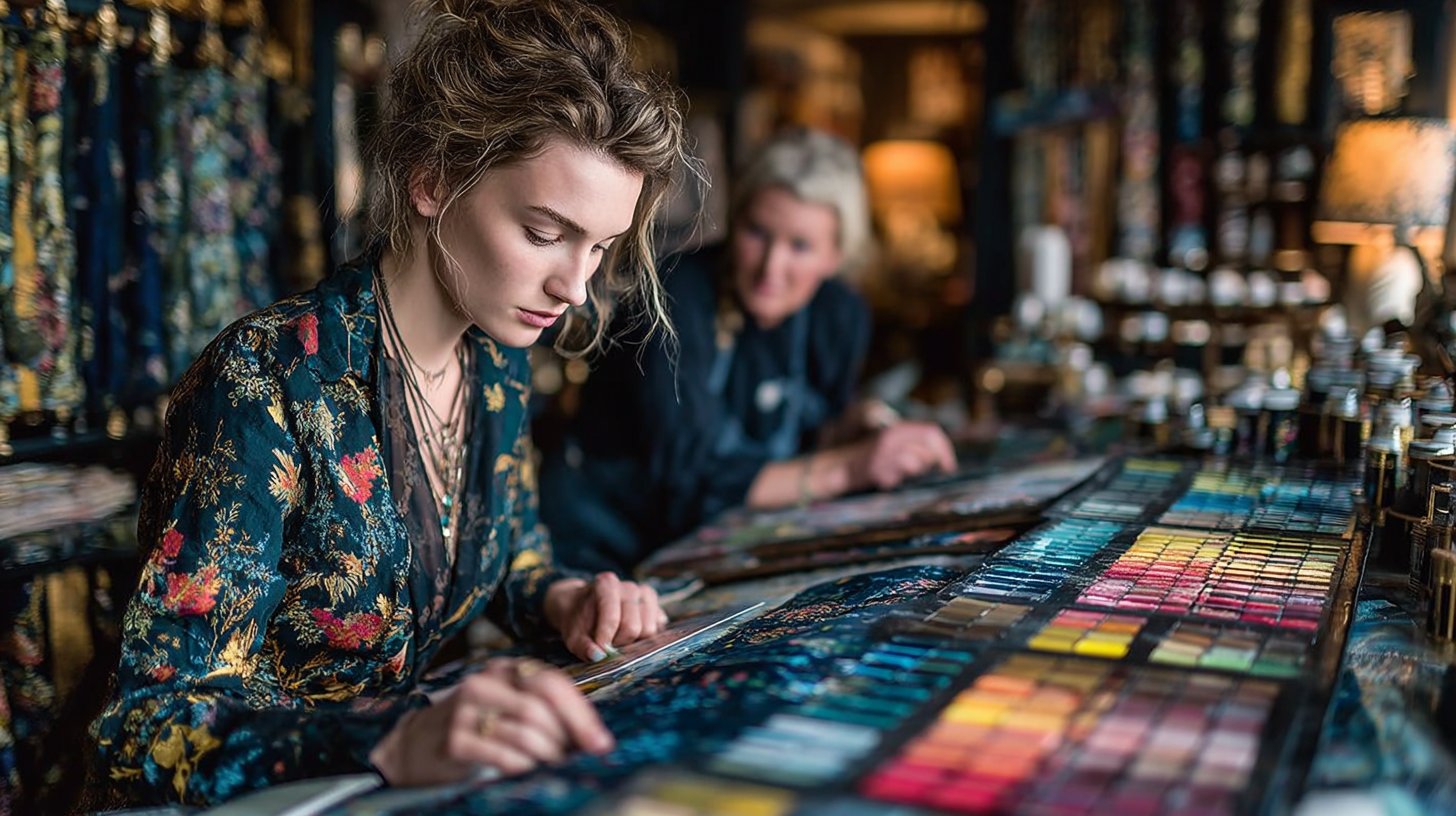 Stilberatung im kreativen Raum.