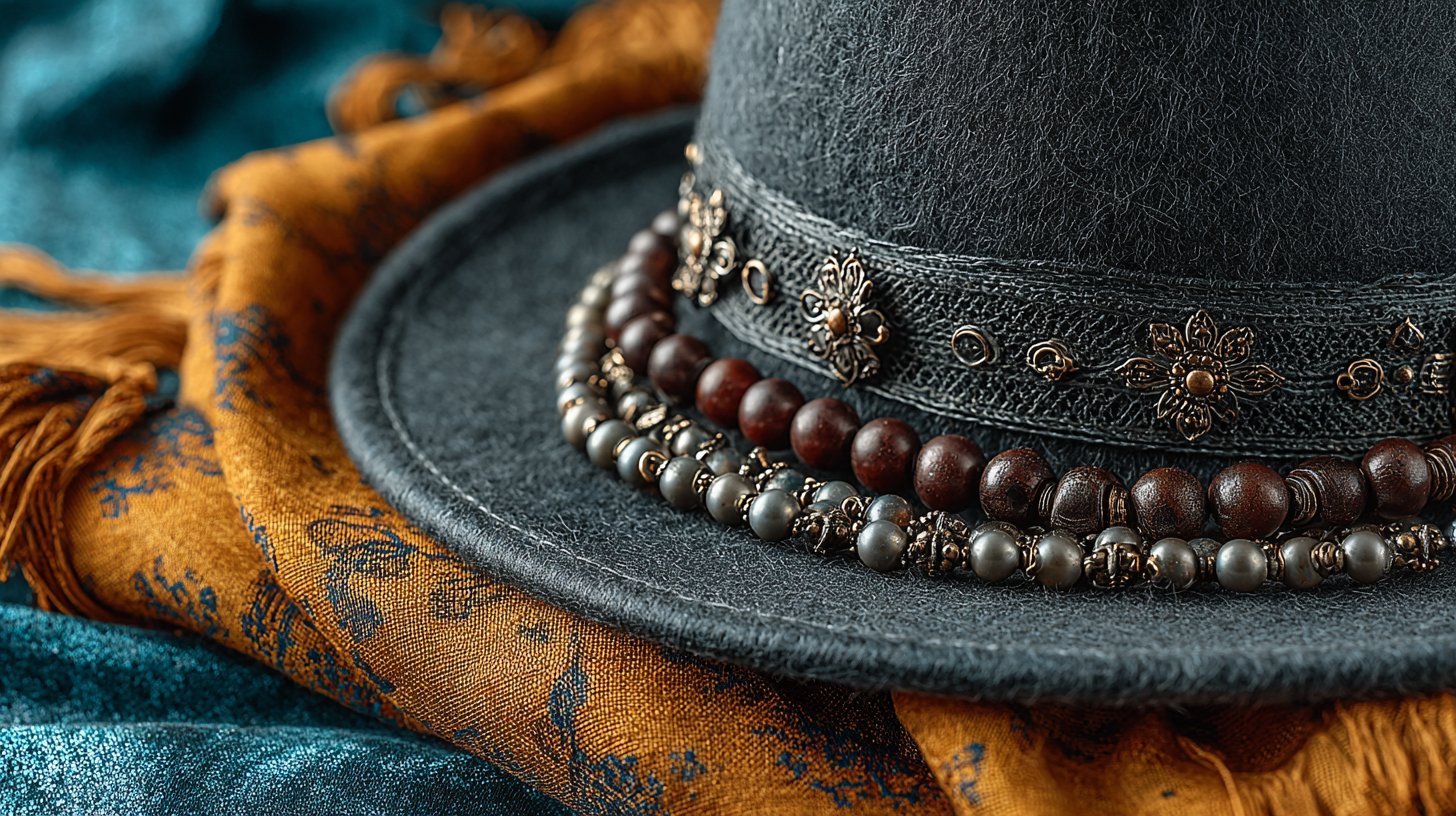 Composizione artistica di accessori che enfatizzano il concetto di layering.