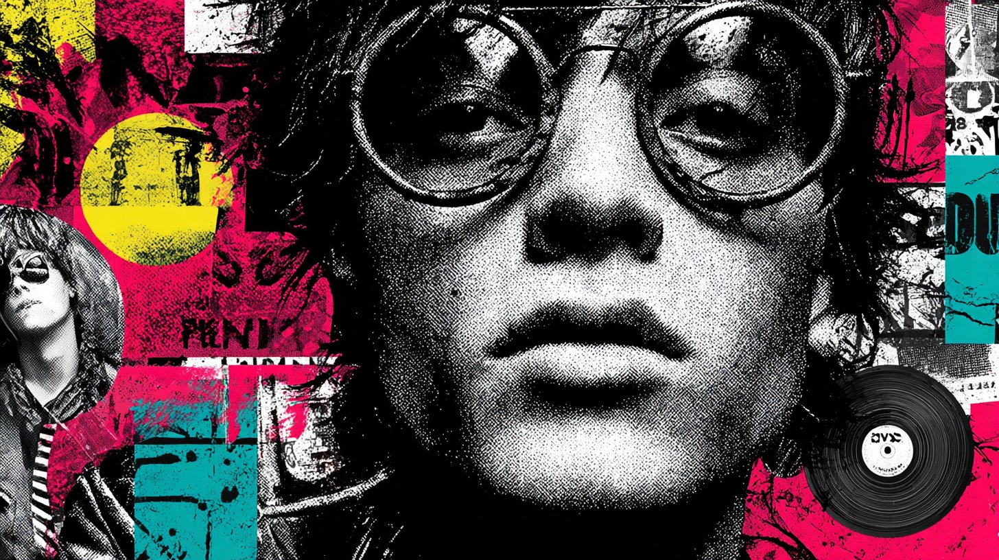 A vibrant gathering of individuals from various subcultures in unique streetwear.