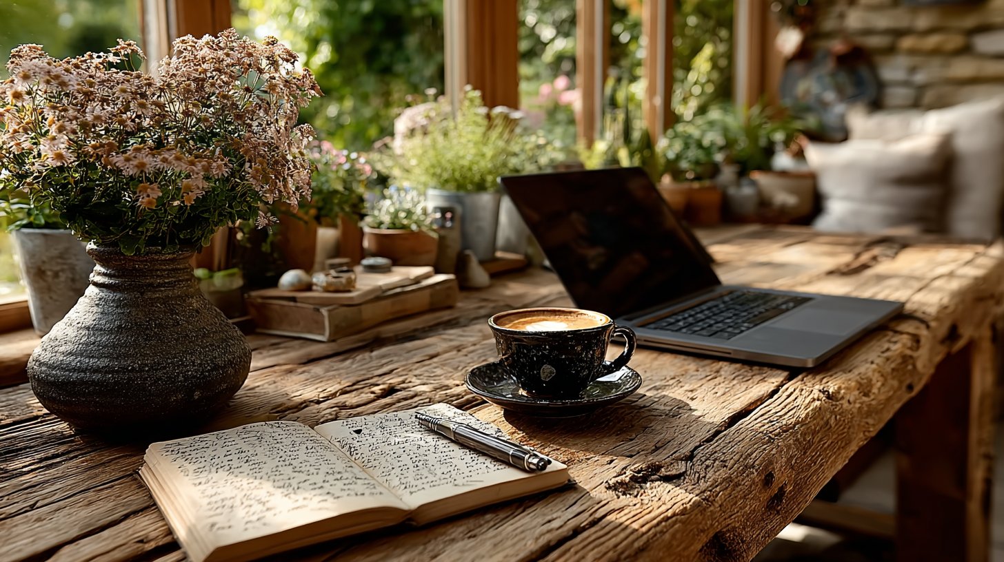 Close-up of DIY tools and materials on a workbench.