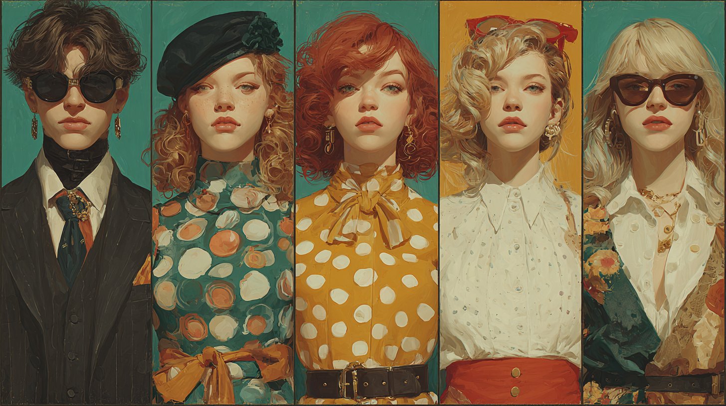 Una fusión de estilos vintage únicos que celebran la diversidad.