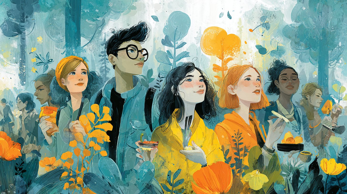 Freunde erleben gemeinsam Freude und Spaß.