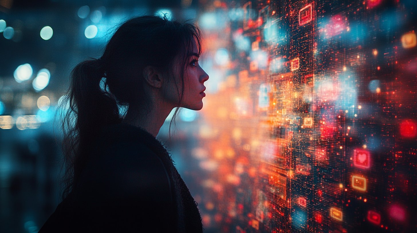 Présence numérique contre retrait personnel.