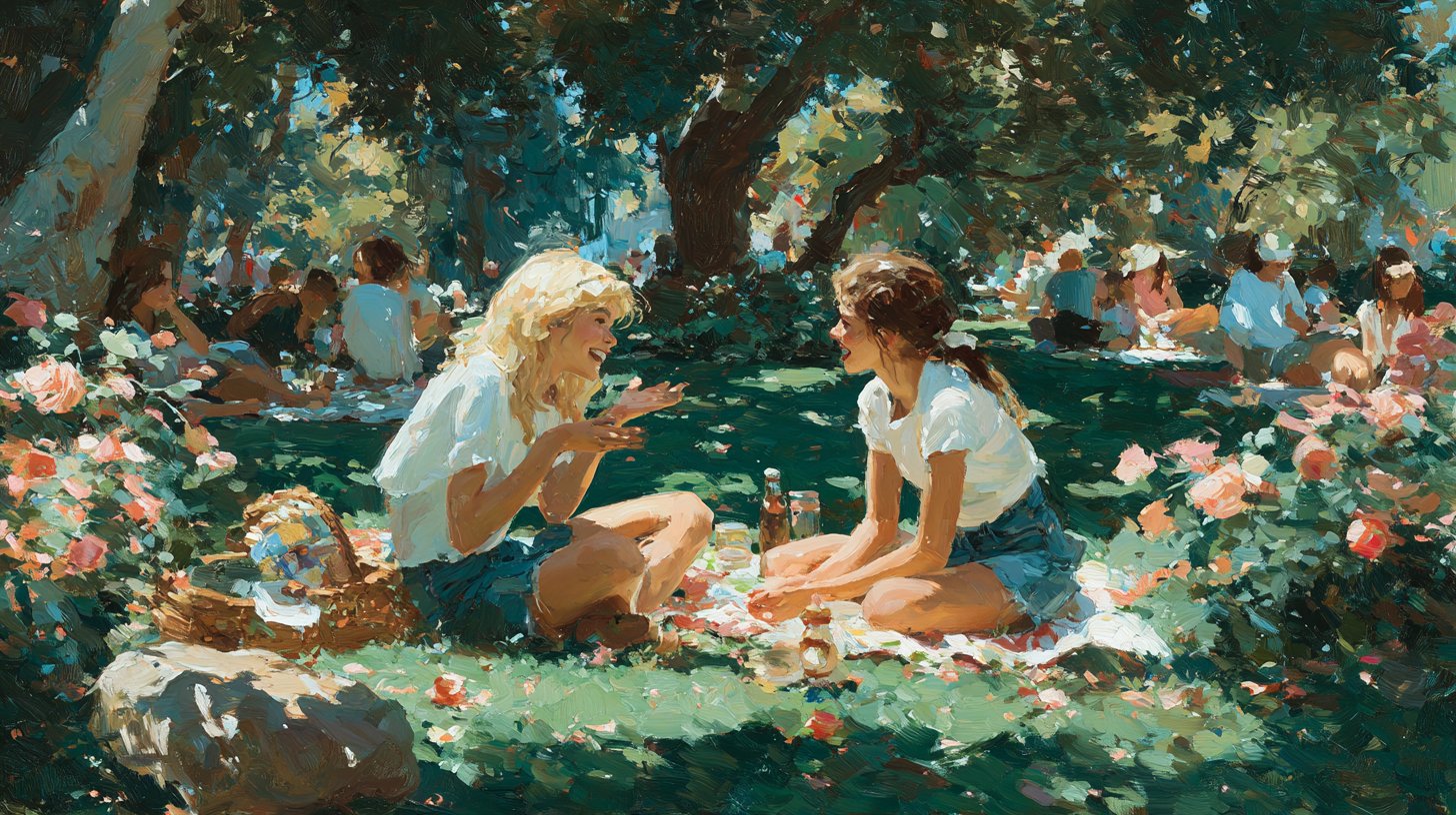 Friendship and joy of life