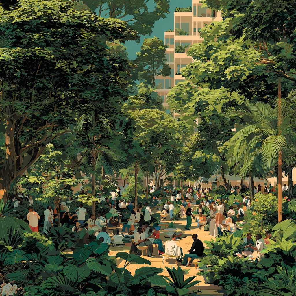 Friendships flourish in cities with meeting spaces