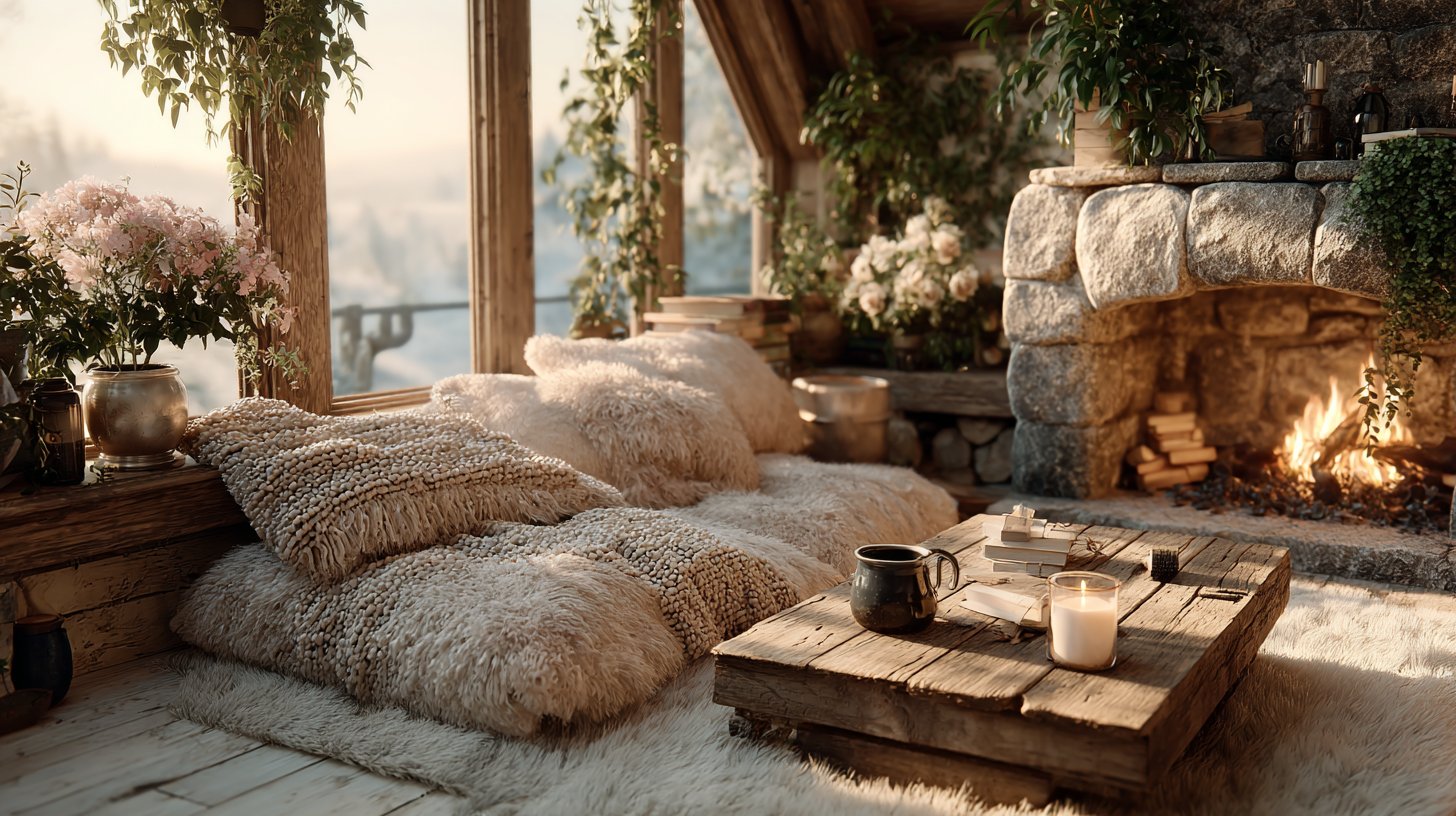 Gemütliches Wohnzimmer mit persönlichem Flair und einladendem Licht.