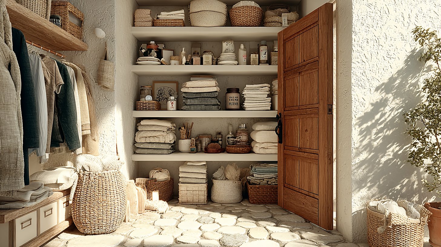 Ordnung und Harmonie durch clevere Aufbewahrungslösungen schaffen.