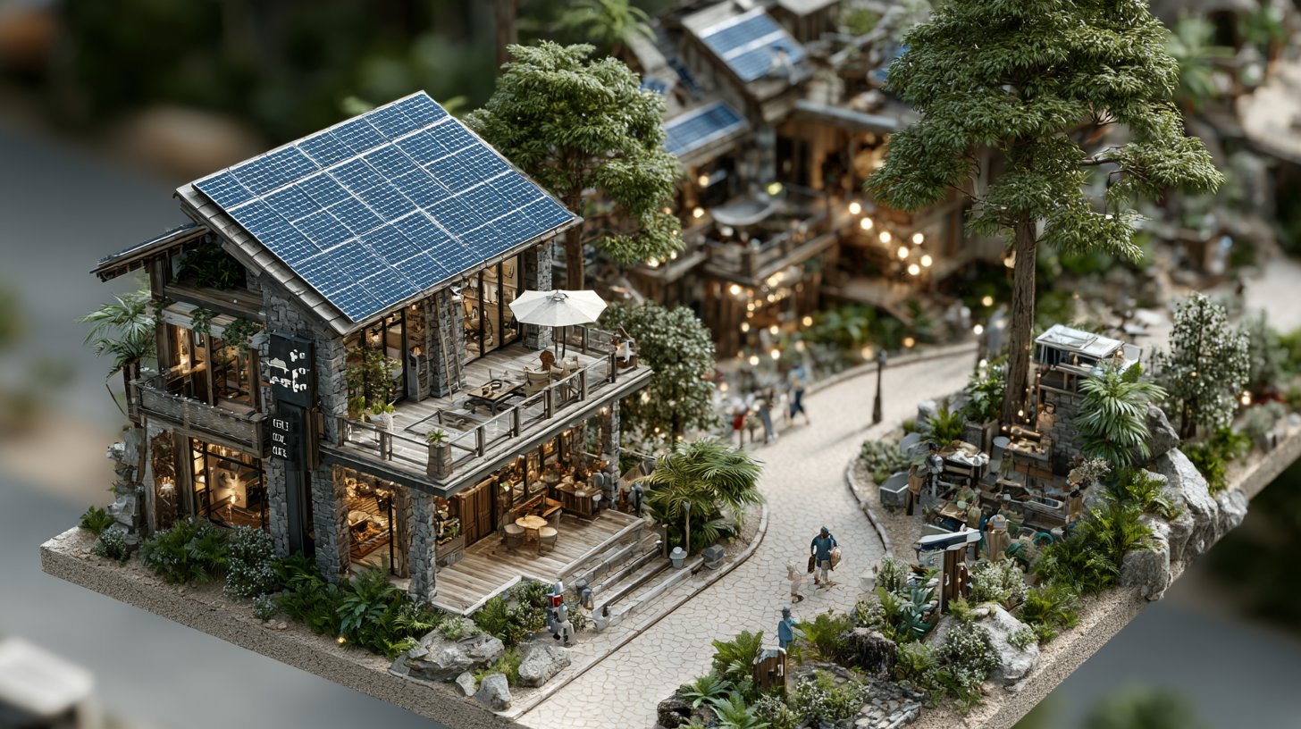 Familien genießen die Vorteile von Solarenergie in einer sonnigen Umgebung.