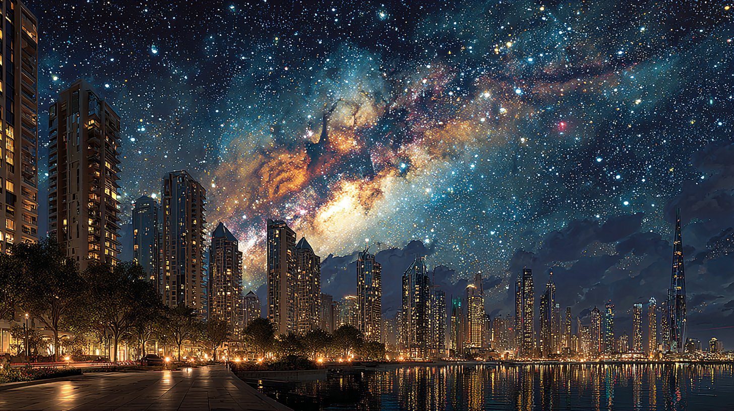 Wie der Nachthimmel ...