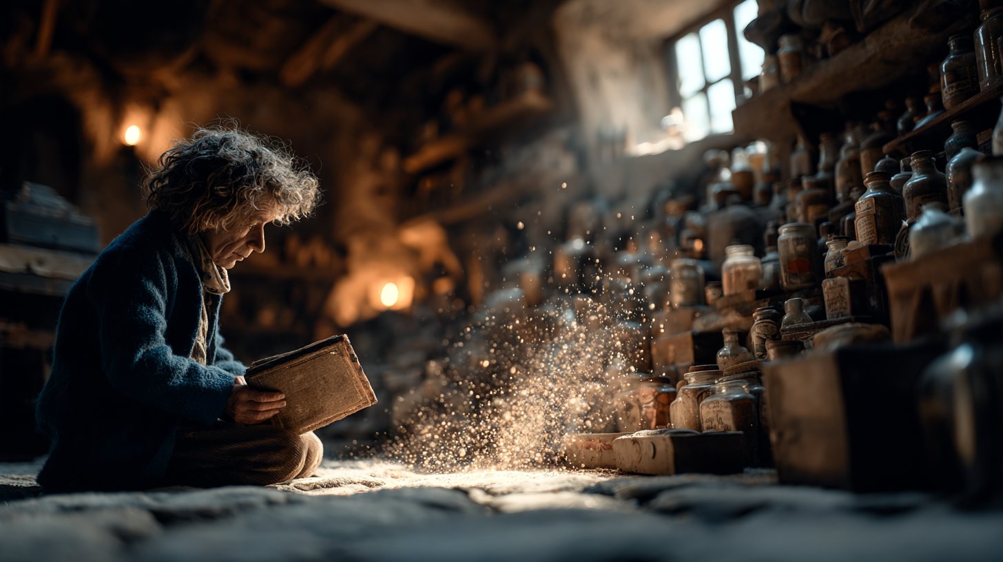 Lachen beim Ausmisten: Überraschungen im Keller