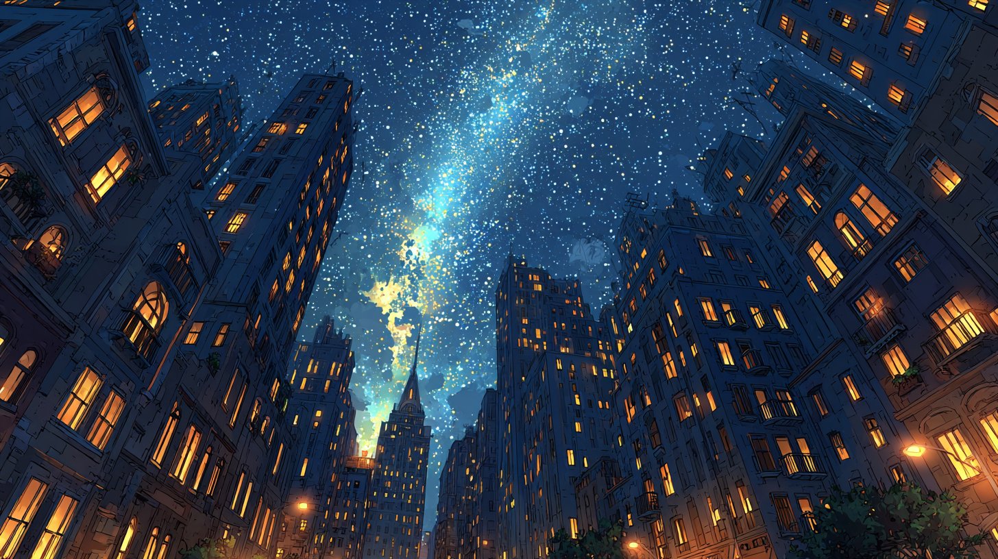 Wie der Nachthimmel unser Stadtbild prägt