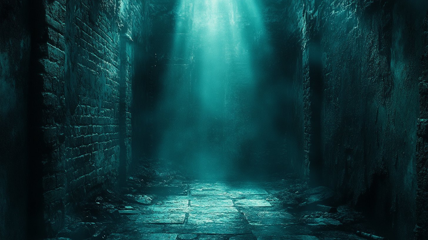 Eine geheimnisvolle Gasse, die die verborgene Wahrheit zeigt.